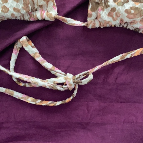 NWT! Isabella Rose Safari String Bikini Top- Size Medium - Picture 6 of 8